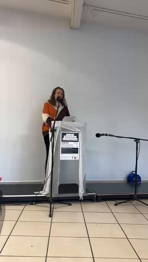 Reading "Over the Threshold" at Glór, Ennis (Credit Clare Poetry Collective)